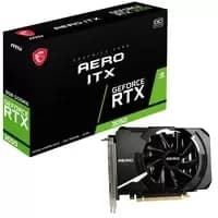 MSI GeForce RTX 3050 Aero ITX LHR 8192MB GDDR6 PCI-Express Graphics Card