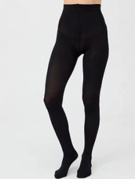 Pretty Polly 100% Biodregradable 70 Denier Opaque Tights - Black