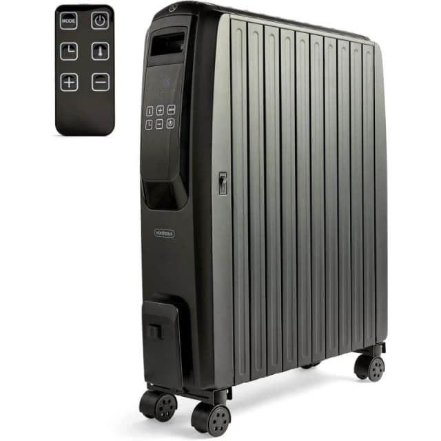 VonHaus Digital Oil Filled Radiator Black unisex One Size