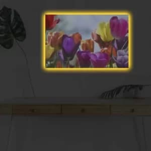 4570DHDACT-042 Multicolor Decorative LED Lighted Canvas Painting