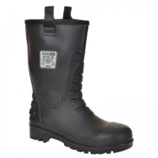 Portwest Neptune S5 CI Waterproof Rigger Safety Boots FW75BKR46 Colour: Black