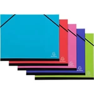 Exacompta Art Folder 25529E Cardboard 280mm x 380mm Assorted Pack of 5