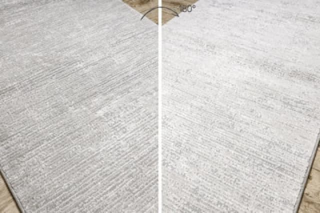 RugsX Modern Runner Tuls 51248 Structural, Melange Grey 60 Cm 60X100 Cm