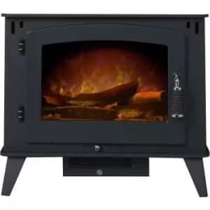 Bellagio Electric Stove in Charcoal Grey - Adam