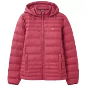 Crew Clothing Womens Quilted Lightweight Jacket Old Rose 14
