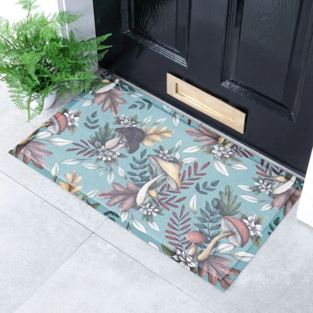 Native Natural Magical Mushrooms X Celia Battaini Doormat (70 X 40Cm)