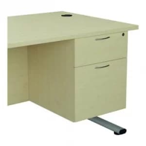 Jemini 655 Fixed Pedestal 2 Drawer Maple KF74414