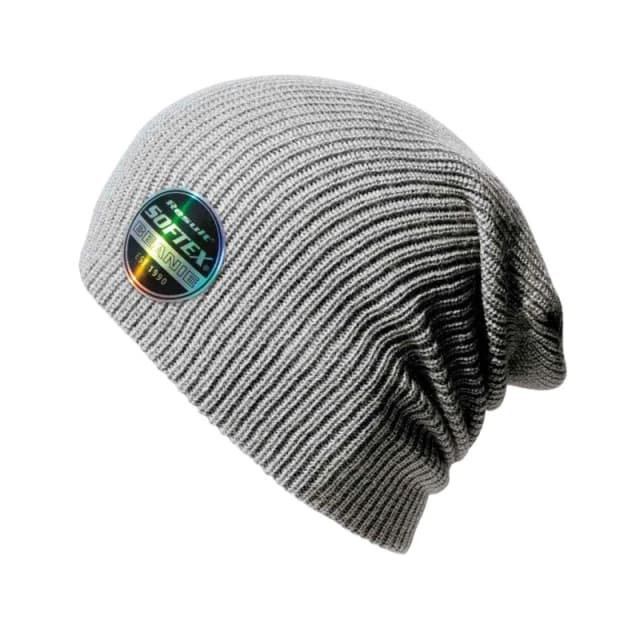 Result Core Mens Softex Beanie in Mid Grey Mid Grey Male One Size