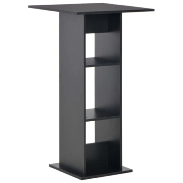 VIDAXL Bar Table Black 60x60x110cm Vidaxl 8718475796572