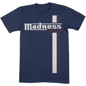 Madness - Stripes Unisex Medium T-Shirt - Blue