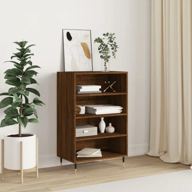 VIDAXL Highboard Brown Oak 57x35x90cm Engineered Wood Vidaxl 8720845908065