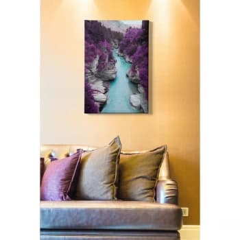 Kanvas Tablo (50 x 70) - 281 Multicolor Decorative Canvas Painting