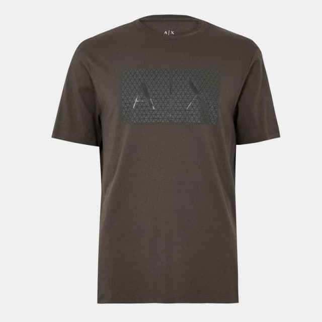 Armani Exchange Mens T-Shirt Khaki U8144 male S