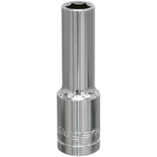 Loops 11mm Chrome Plated Deep Drive Socket - 1/2" Square Drive High Grade Carbon Steel Metallics