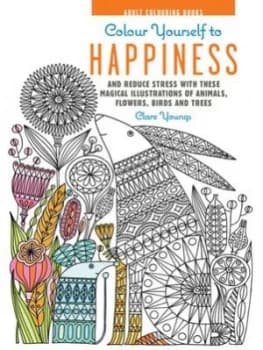Colour Yourself to Happiness by Clare Youngs Hardback