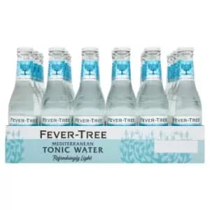 Fever-Tree Light Mediterranean Tonic Water, 24x200ml