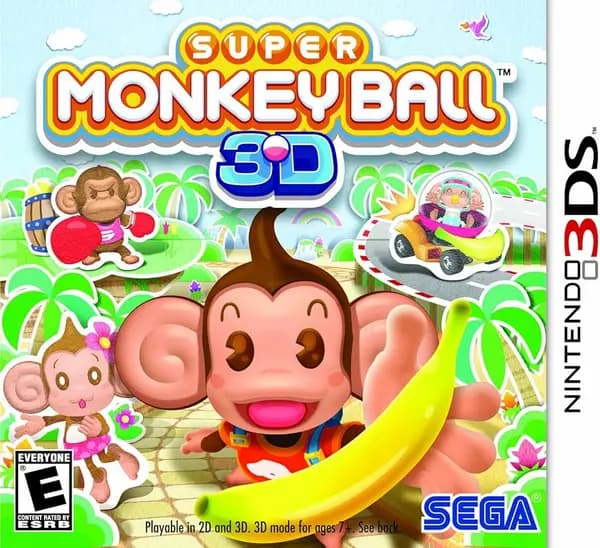 Super Monkey Ball 3D Nintendo 3DS Game