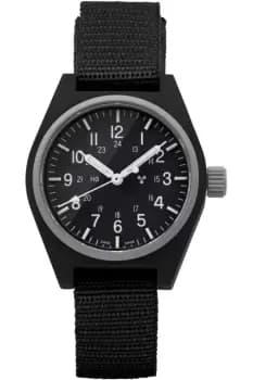 Unisex General Purpose Black Tritium night vision Watch WW194004BK-0801