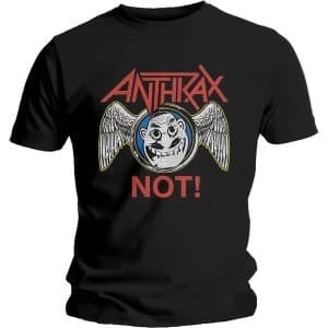 Anthrax - Not Wings Unisex Large T-Shirt - Black
