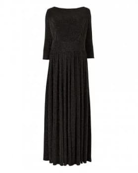 Scarlett & Jo Lurex Scoop Neck Gown