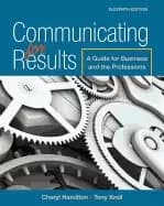 communicating for results a guide for business and the professions