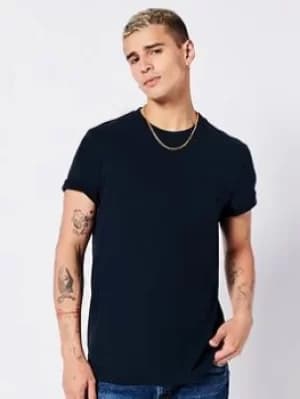 Superdry Orange Label Vintage Emb T-Shirt, Navy, Size 2XL, Men