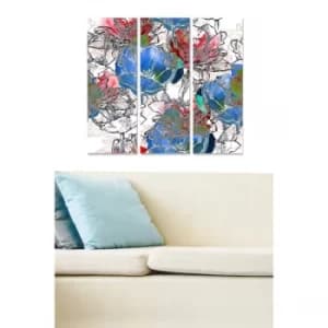 MDF273138863 Multicolor Decorative MDF Painting (3 Pieces)