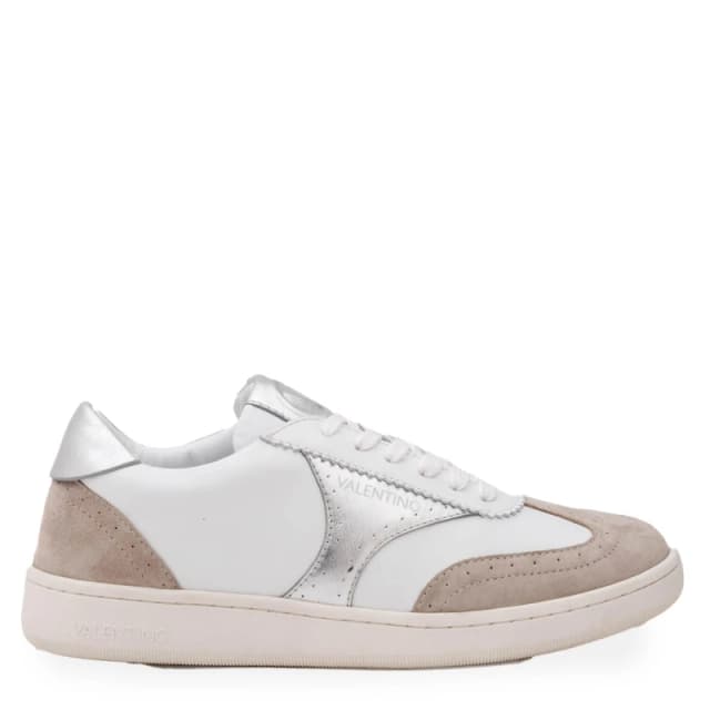 Valentino Womens Margot Low-Top Trainers White/Silver female 4 (37)