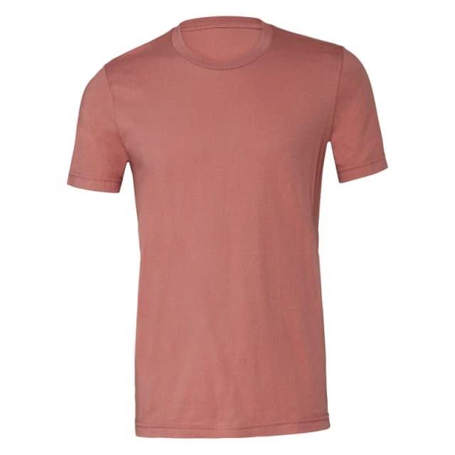 Bella + Canvas Mens Jersey Crew Neck T-Shirt in Mauve Size: XS Mauve Male XS