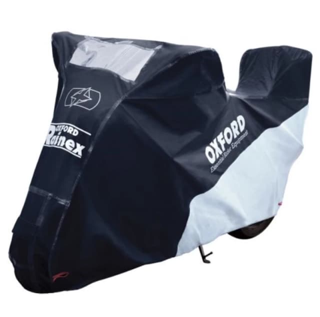 Oxford Rainex Topbox, motorbike cover waterproof , color: Black/Grey , size: S