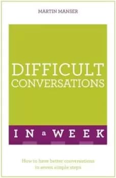 Difficult conversations in a week - Martin Manser - Paperback - Used