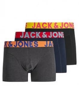 Jack & Jones Jacrazy Solid Trunks 3 Pack - Multi