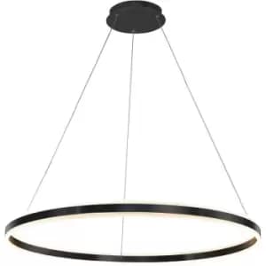 Schuller Lighting - Schuller Helia Integrated LED Pendant Ceiling Light Matt Black 3000K
