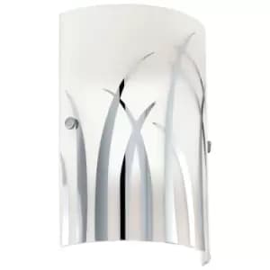 Eglo Rivato Rounded Wall Lamp with Grass Motif
