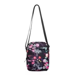 Hype Roadman Floral Shoulder Bag (One Size) (Black/Pink/Green)
