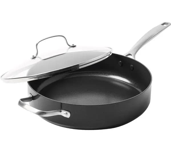 GREENPAN Copenhagen CC003347-001 28cm Non-stick Saut Pan - Black 4895156669456
