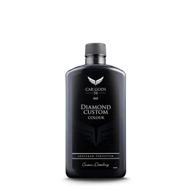 Car Gods Iris Black Polish Wax Colour Restorer 500Ml With Wax Applicator Pad