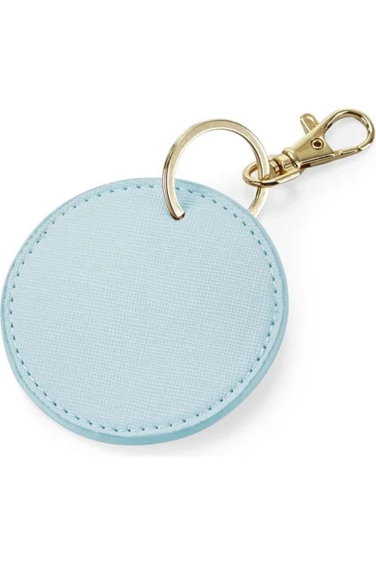 Bagbase Boutique Circular Key Clip in Blue Blue Unisex One Size
