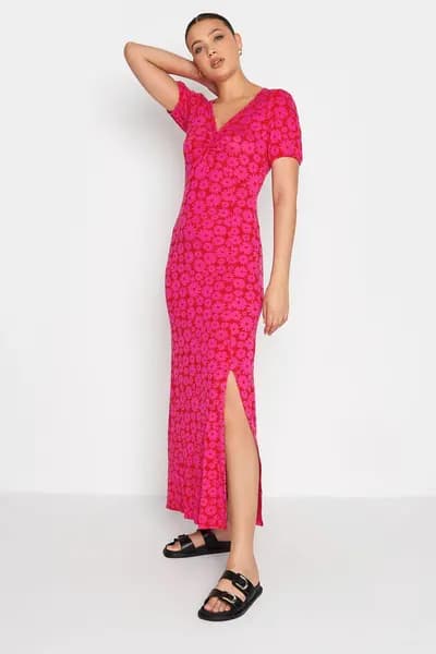 Long Tall Sally Tall Maxi Dress Fuchsia