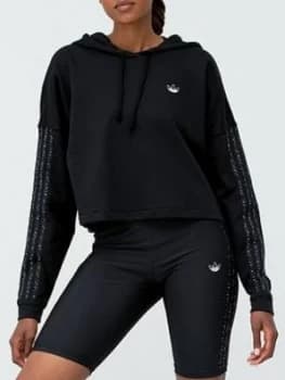 Adidas Originals Fakten Bb Crop Hoodie - Black