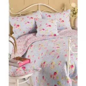 Riva Home - Honeypotlane Bedspread (Double) (Blue) - Blue