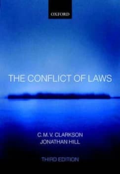 The Conflict of Laws by C.M.V Clarkson Paperback