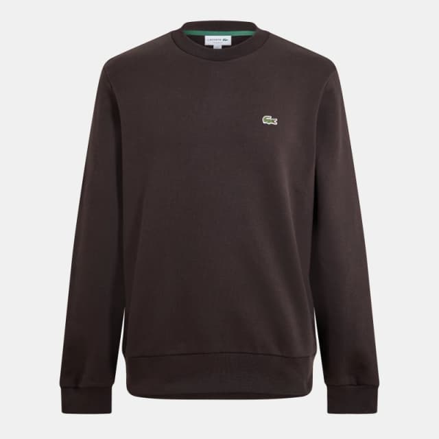 Lacoste Mens Small Logo Crew Sweatshirt Brown SKB male S