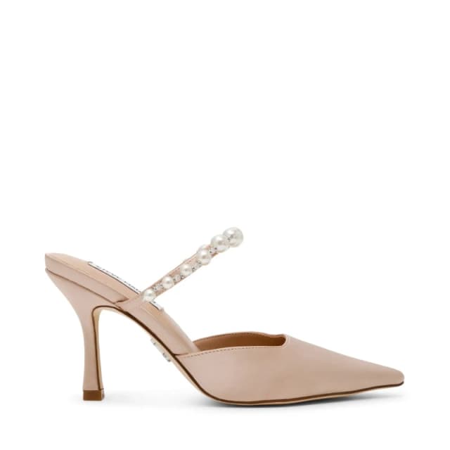 Steve Madden Womens heeled mules Steve Madden Brecki-P Beige Female 37