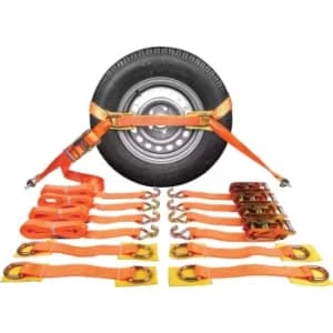 Complete Vehicle Recovery Strap Set of 4