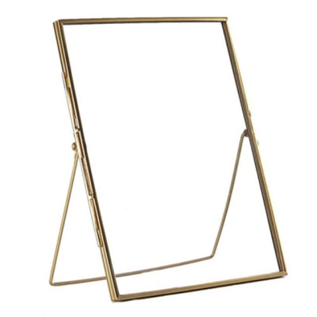 Nicola Spring Standing Metal Photo Frame - 8" X 10" - Rose Gold