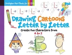 drawing cartoons letter by letter create fun characters from a to z