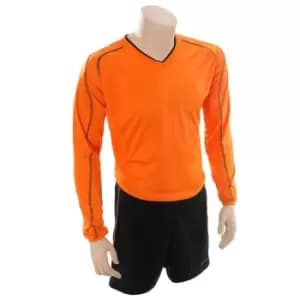 Precision Unisex Adult Marseille T-Shirt & Shorts Set (XL) (Tangerine/Black)