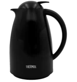 Genuine Thermos Brand Glass Lined Carafe, 1.0L, Black