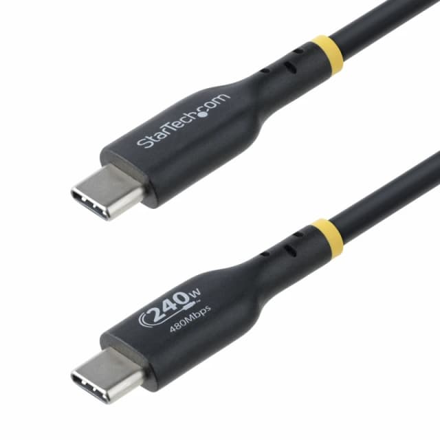 StarTech.com USB-C Charging Cable, 240W PD Black 4m USB2EPR4M